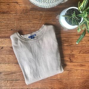 Tan crew neck sweater